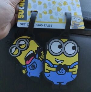 Minions Yellow and Blue Bag Tags